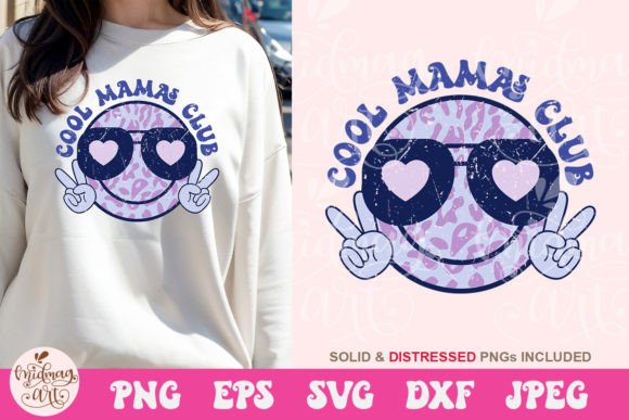 Cool Mamas Club Smile Face SVG Review