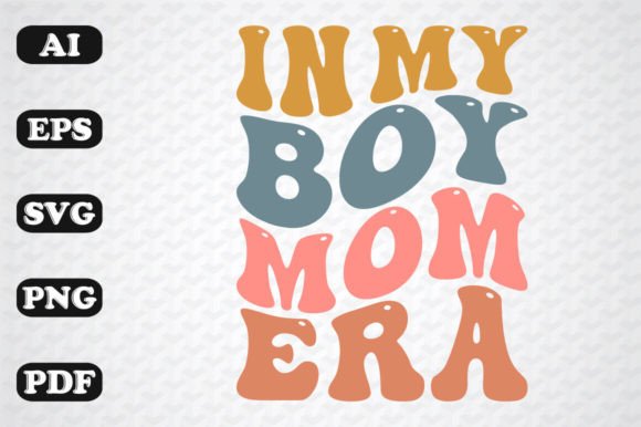 In My Boy Mom Retro Wavy SVG: An Embroidery Review
