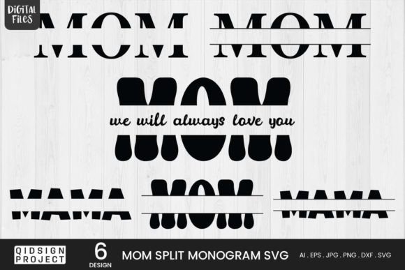 Mom Split Monogram SVG: A Designer's Stitch Test