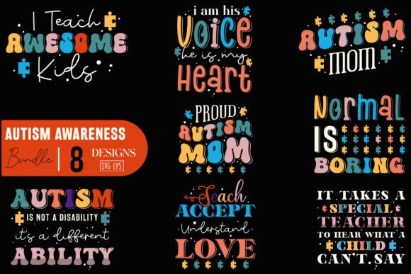Retro Autism Mom Awareness SVG Bundle Review